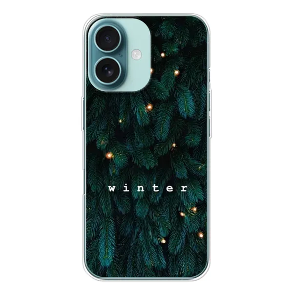 Чехол с принтом «Winter» для iPhone 16
