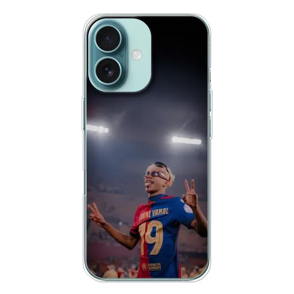Чехол с принтом «Ямаль на стадионе» для iPhone 16 Чехол с принтом «Ямаль на стадионе» для iPhone 16