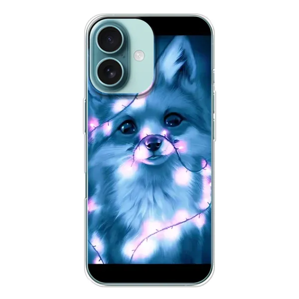 Чехол с принтом «Яркая лисичка» для iPhone 16