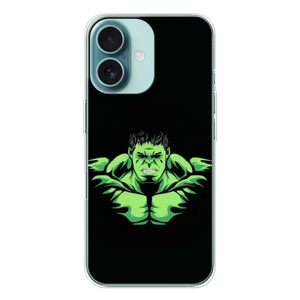 Чехол с принтом «Зелёный Халк» для iPhone 16