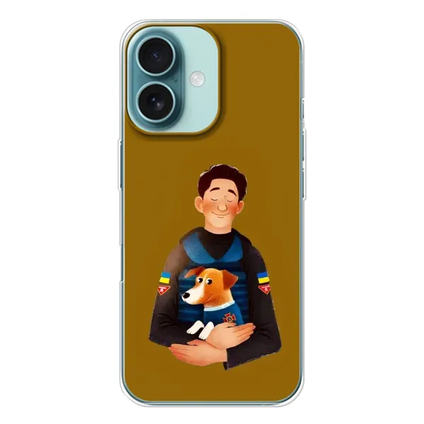 Чехол с принтом «ЗСУ Патрон» для iPhone 16