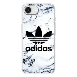 Чехлы Адидас для iPhone 16е (AlphaPrint) (Адидас на мраморе)