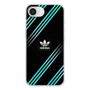 Чехлы Адидас для iPhone 16е (AlphaPrint) (Адидас с полосами)