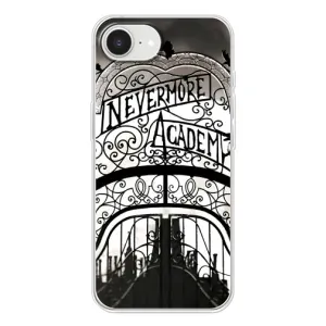 Чохол з дизайном Венздей 2 на iPhone 16e (Ворота Академії Невермор)