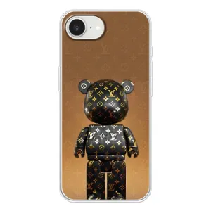 Чехлы для iPhone 16е - Bearbrick Louis Vuitton (PREMIUMPrint)