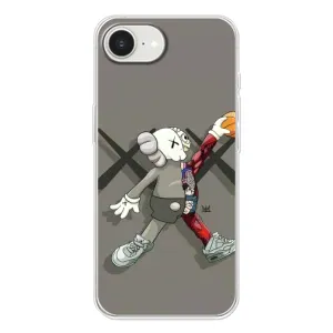 Чехлы для iPhone 16е - Bearbrick Louis Vuitton (PREMIUMPrint) (Беарбрик Джордан)
