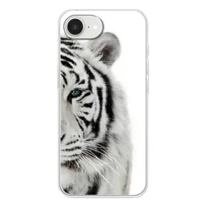 Чехлы с картинками животных iPhone 16е (Белый Тигр)
