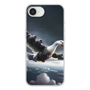 Чехол с мемом Тралалело тралала на iPhone 16e (Бомбардини гусини)