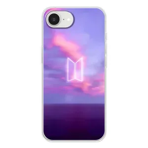 Чохли BTS для iPhone 16е (AlphaPrint) (BTS логотип)