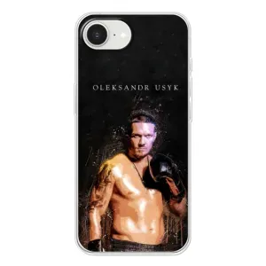 Чехол с картинкой Александр Усик для iPhone 16e (Боксер Александр Усик)