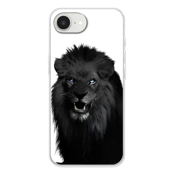 Чехол с принтом «Черный ЛЕВ» для iPhone 16e