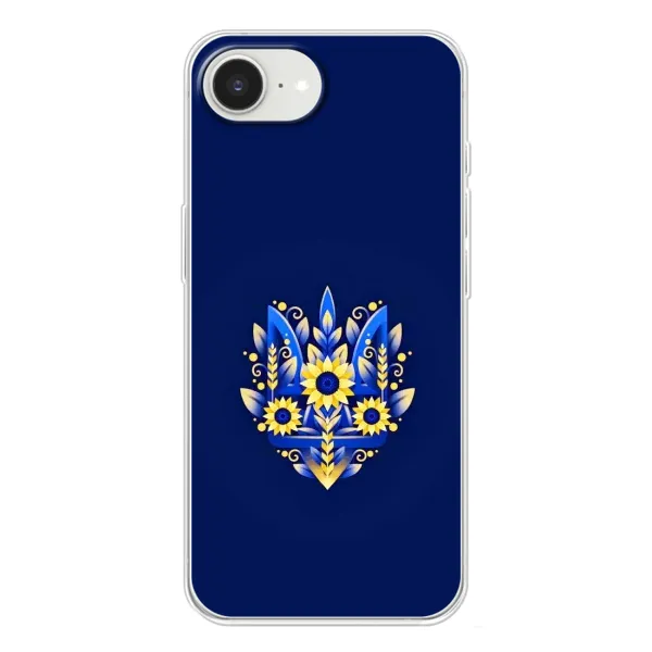 Чехол с принтом «Цветочный Герб» для iPhone 16e