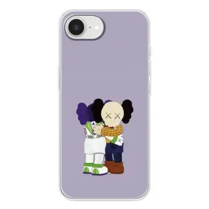 Чехлы для iPhone 16е - Bearbrick Louis Vuitton (PREMIUMPrint) (Дружба Беарбрик)