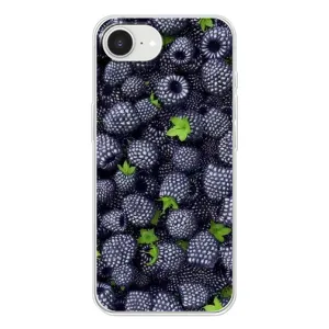 Чехлы с Фруктами для iPhone 16е (VPrint) (Ежевика)