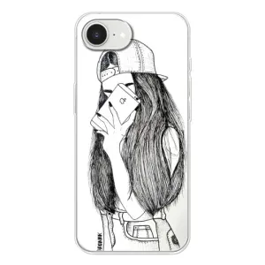 Чехол с печатью для iPhone 16е - (Мода) (AlphaPrint) (Фото девочки)