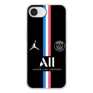 Чехлы PSG для iPhone 16е (AlphaPrint) (футболка ПСЖ)