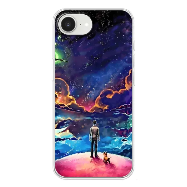 Чехол с принтом «Галактический вид» для iPhone 16e