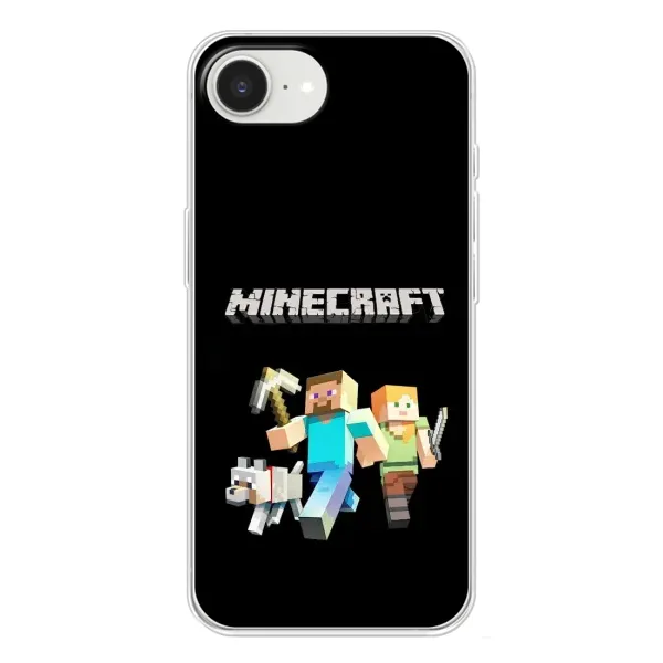 Чехол с принтом «герои Minecraft» для iPhone 16e