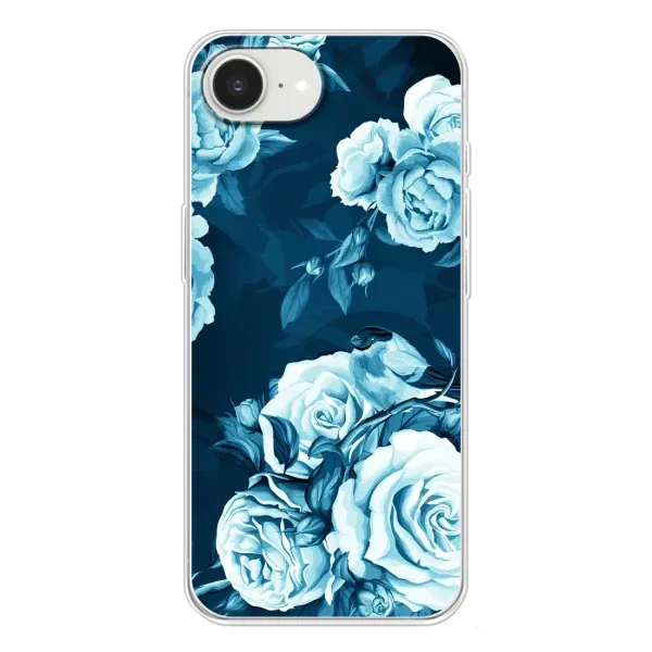 Чехол с принтом «Голубые Бутоны» для iPhone 16e