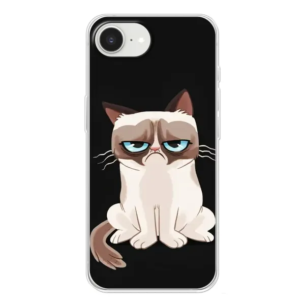 Чохол з принтом «Сумний кіт» для iPhone 16e