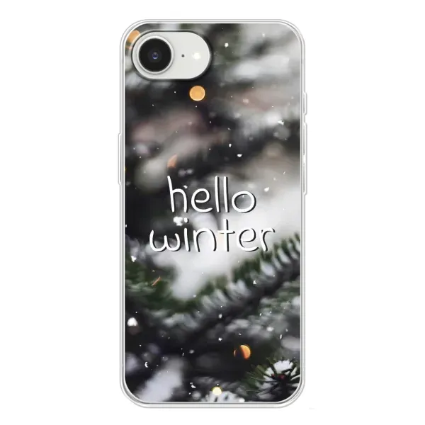 Чехол с принтом «Hello winter» для iPhone 16e
