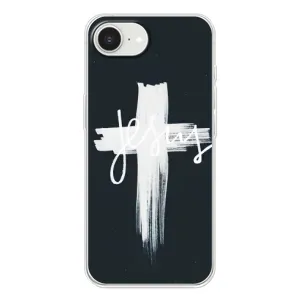 Чехол для iPhone 16е (AlphaPrint) - (Христианские) (Иисус)