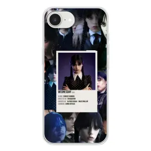 Чохли Венсдей на iPhone 16е Уенсдей (AlphaPrint) (колаж Венздей)