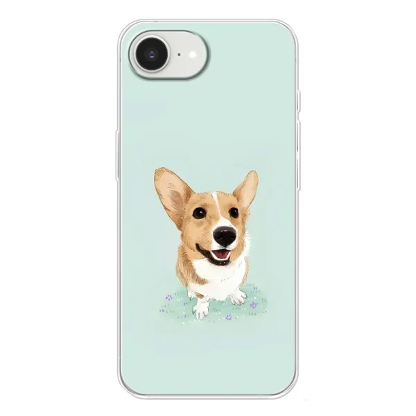 Чехол с принтом «Корги» для iPhone 16e