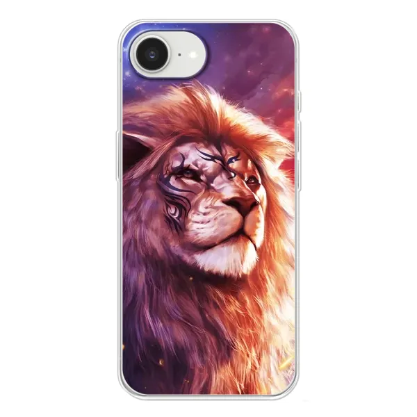 Чехол с принтом «Красочный Лев» для iPhone 16e