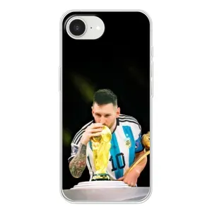 Чехлы для iPhone 16е (Leo чемпион) (AlphaPrint) (Кубок Месси)