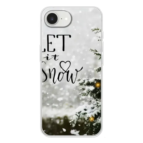 Чехол с принтом «Let it snow» для iPhone 16e