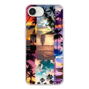 Силиконовый чехол с КАРТИНКАМИ лето для iPhone 16е (AlphaPrint) (Летний отпуск)