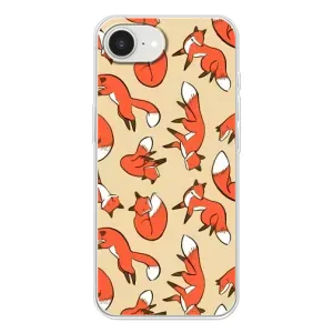 Чехлы с картинкой Лисички для iPhone 16е (VPrint) (Лисички)