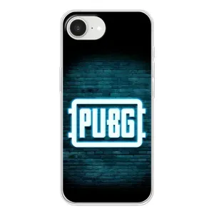 Чехол PUBG для Айфон 16е (AlphaPrint) (Лого PUBG)