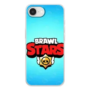 Чехлы Brawl Stars для iPhone 16е (AlphaPrint) (Лого Бравл Старс)