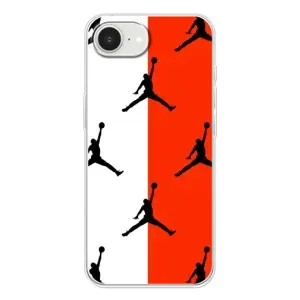 Чехлы для iPhone 16е - с картинкой JORDAN (AlphaPrint) (Лого Джордан)