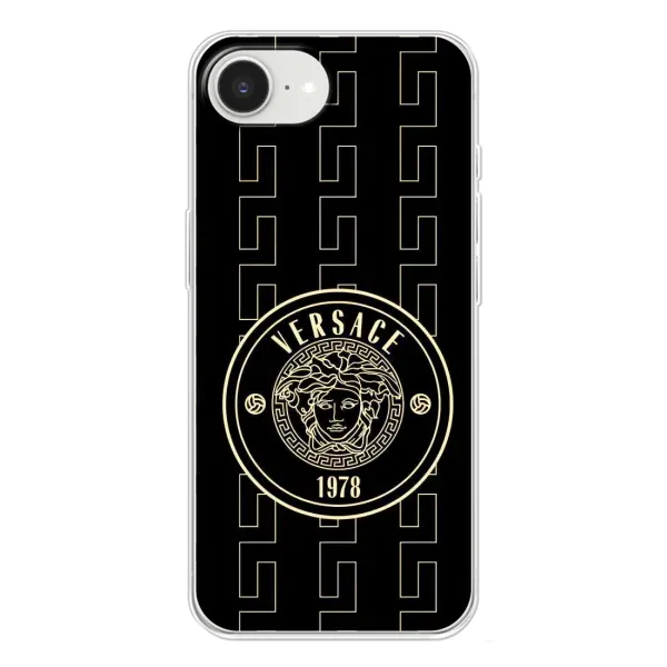 Чехол с принтом «Лого Версаче» для iPhone 16e