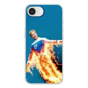 Чехол с принтом «Человек-факел в огне» для iPhone 16e