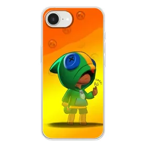 Чехол для iPhone 16е Бравл Старс (VPrint) (Мальчик Леон)