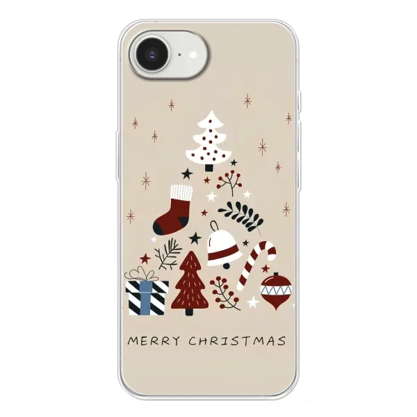 Чехол с принтом «Merry Christmas» для iPhone 16e