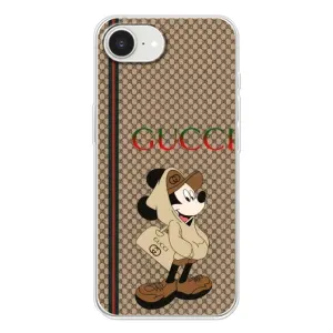 Чехлы ГУЧЧИ для Айфон 16е (AlphaPrint) (Mickey GUCCI)