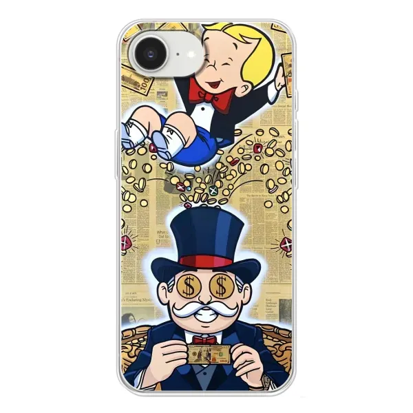 Чехол с принтом «Монополия Мен» для iPhone 16e