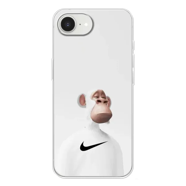 Чехол с принтом «обезьяна NFT Nike» для iPhone 16e