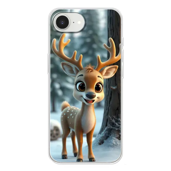 Чехол с принтом «Олененок в лесу» для iPhone 16e