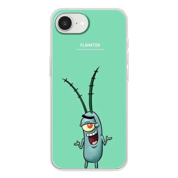 Чохол з принтом «Персонаж Планктон» для iPhone 16e