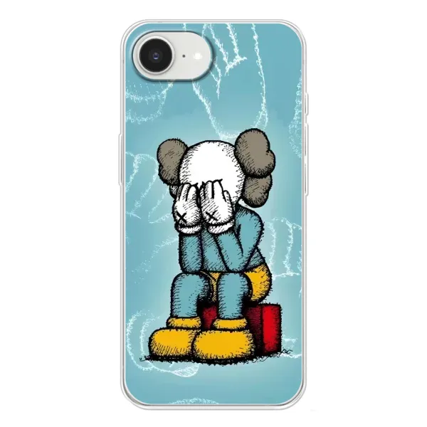 Чехол с принтом «Плач Bearbrick» для iPhone 16e