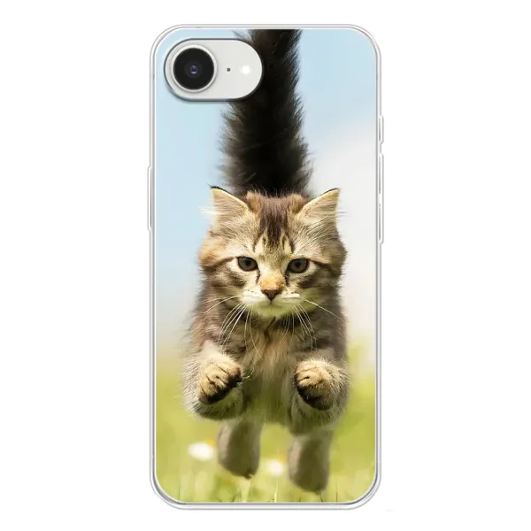 Чохол з принтом «Прижок кота» для iPhone 16e