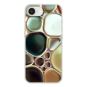 Мраморний чехол на iPhone 16е (VPrint) (Радужний Мрамор)
