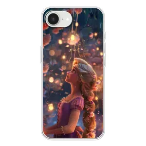 Чехол Рапунцель для iPhone 16е (Рапунцель фонарики)