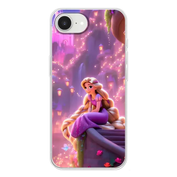 Чохол з принтом «Рапунцель у замку» для iPhone 16e Чохол з принтом «Рапунцель у замку» для iPhone 16e